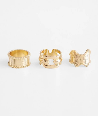 boutique by BKE 3 Pack Ring Set