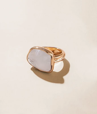 boutique by BKE Oversized Stone Ring