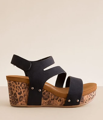 Very G Atlas Cheetah Wedge Sandal