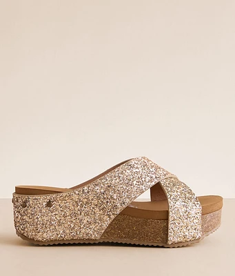 Very G Faith Glitz Platform Sandal