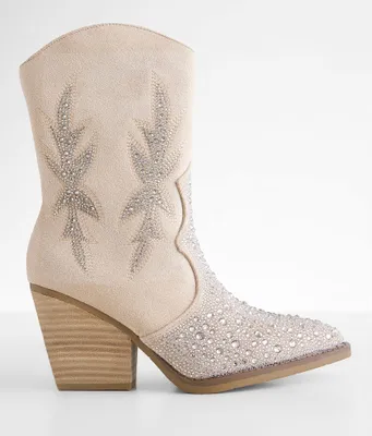 Very G Lux Rhinestone Western Boot