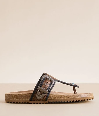 Very G Tara Western Tooled Sandal