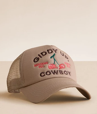 Worn/West Giddy Up Cowboy Trucker Hat