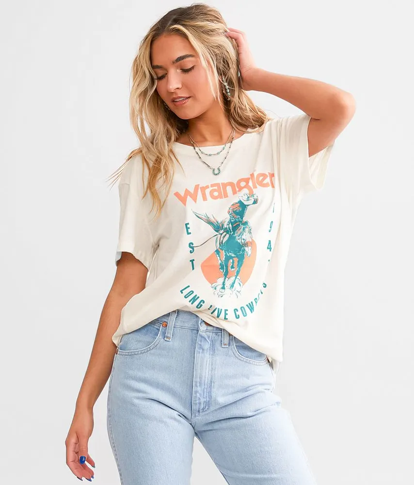 Retro Long Live Cowboys T-Shirt