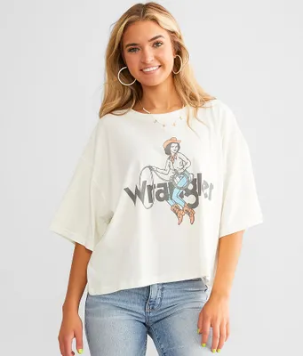 Wrangler Pardner Boxy Cropped T-Shirt