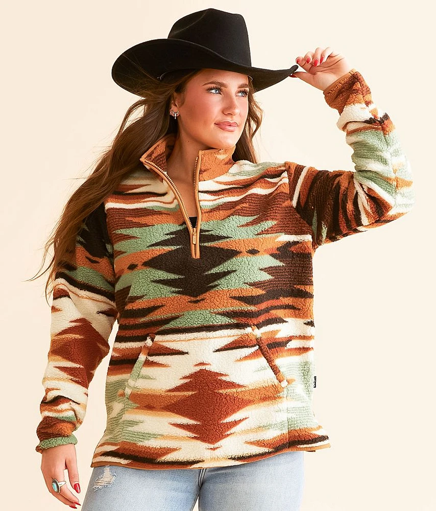 Quarter Zip Sherpa Pullover