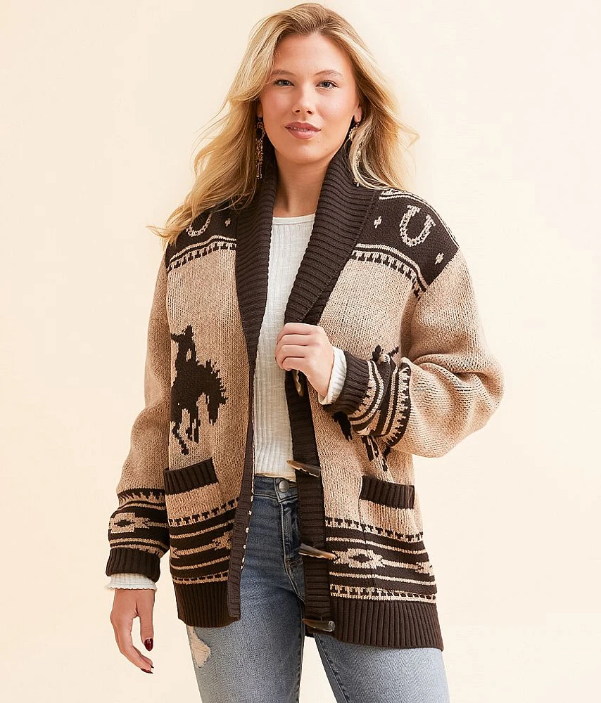 Grandpa Western Cardigan Sweater