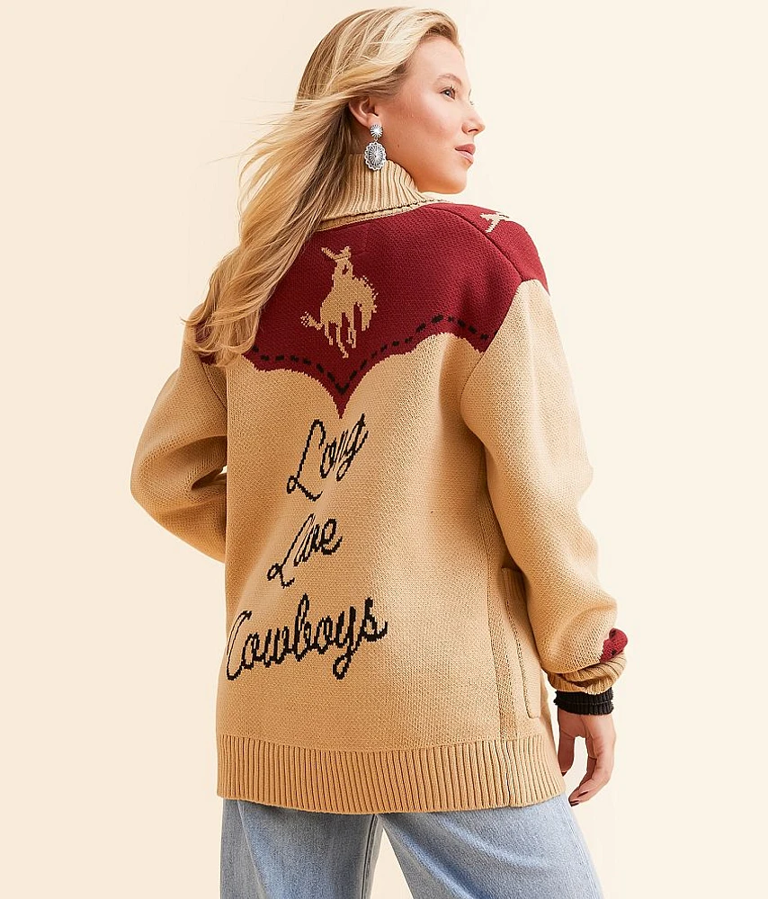Western Cardigan Sweater