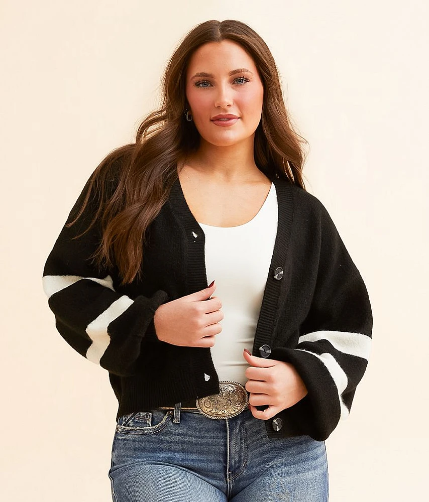 Wrangler Logo Cardigan Sweater
