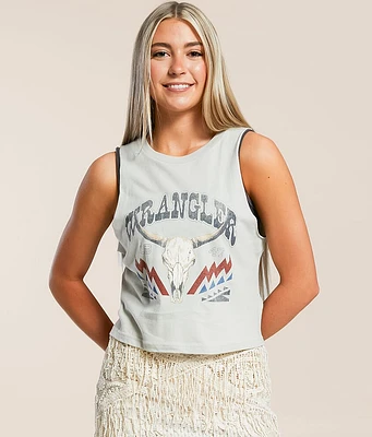 Wrangler Festival Cropped Tank Top