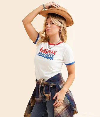 Wrangler x Lainey Wilson Groovy Ringer T-Shirt