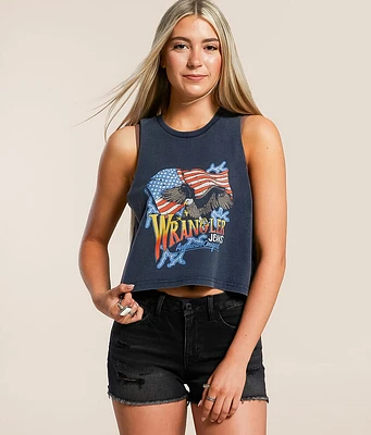 Wrangler American Original Festival Cropped Tank Top