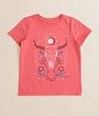 Girls - Wrangler Steer Head Sunshine T-Shirt