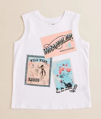 Girls - Wrangler Postcard Tank Top