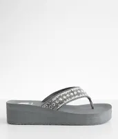 Yellow Box Paula Glitz Wedge Flip