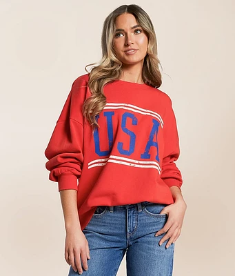 Z Supply USA Oversized Pullover