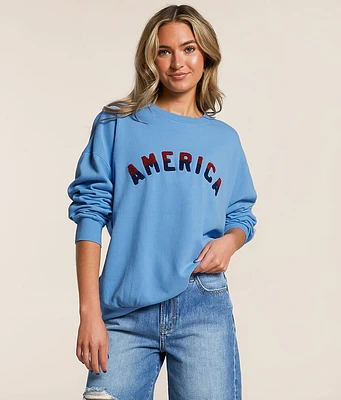 Z Supply American Sunday Oversized Pullover