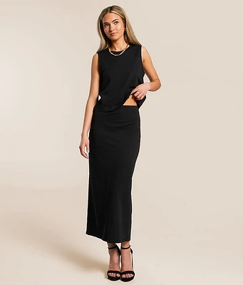 Z Supply Gail Textured Midi Skirt