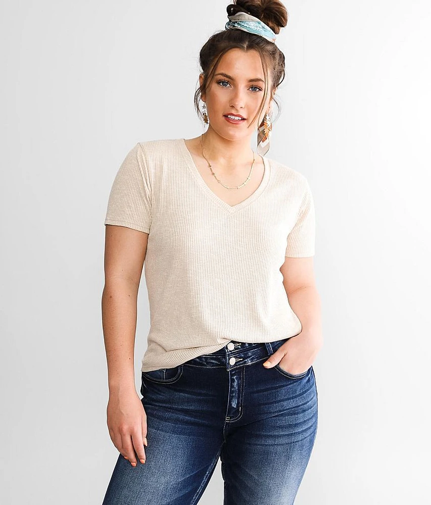 The Ribbed Hacci Top