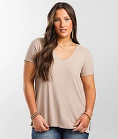 White Crow Ribbed T-Shirt
