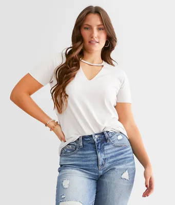 White Crow Tatum Cut Out Top