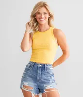 White Crow Hailey Ribbed Tank Top