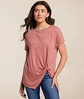 White Crow Ashley Front Knit Top