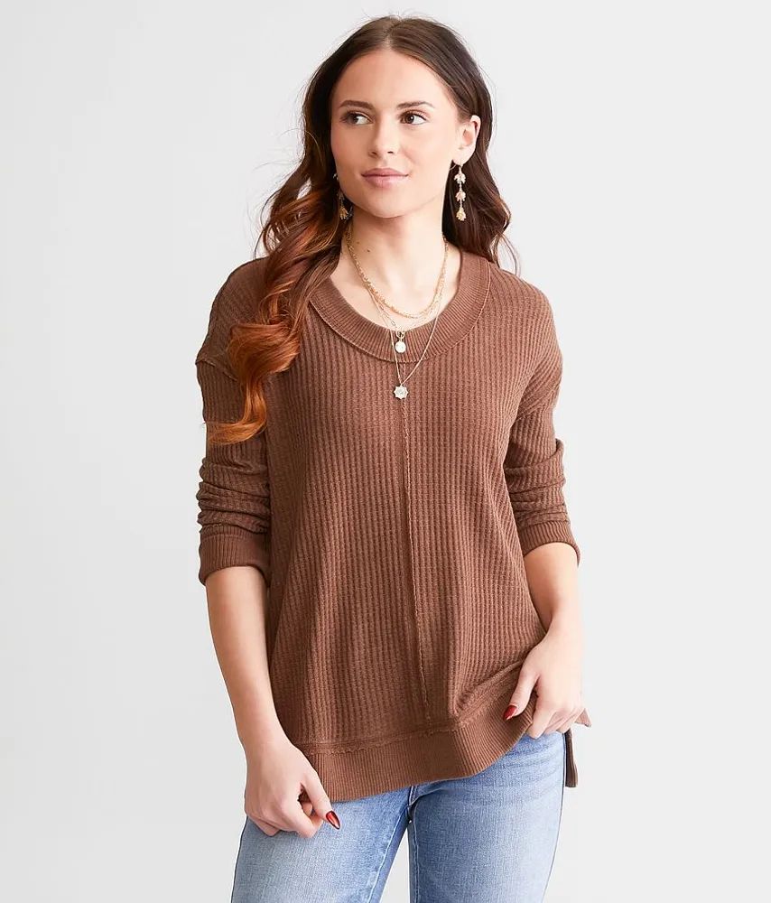 Charlie Waffle Knit Thermal Top