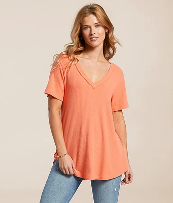 White Crow Callie Ribbed Top