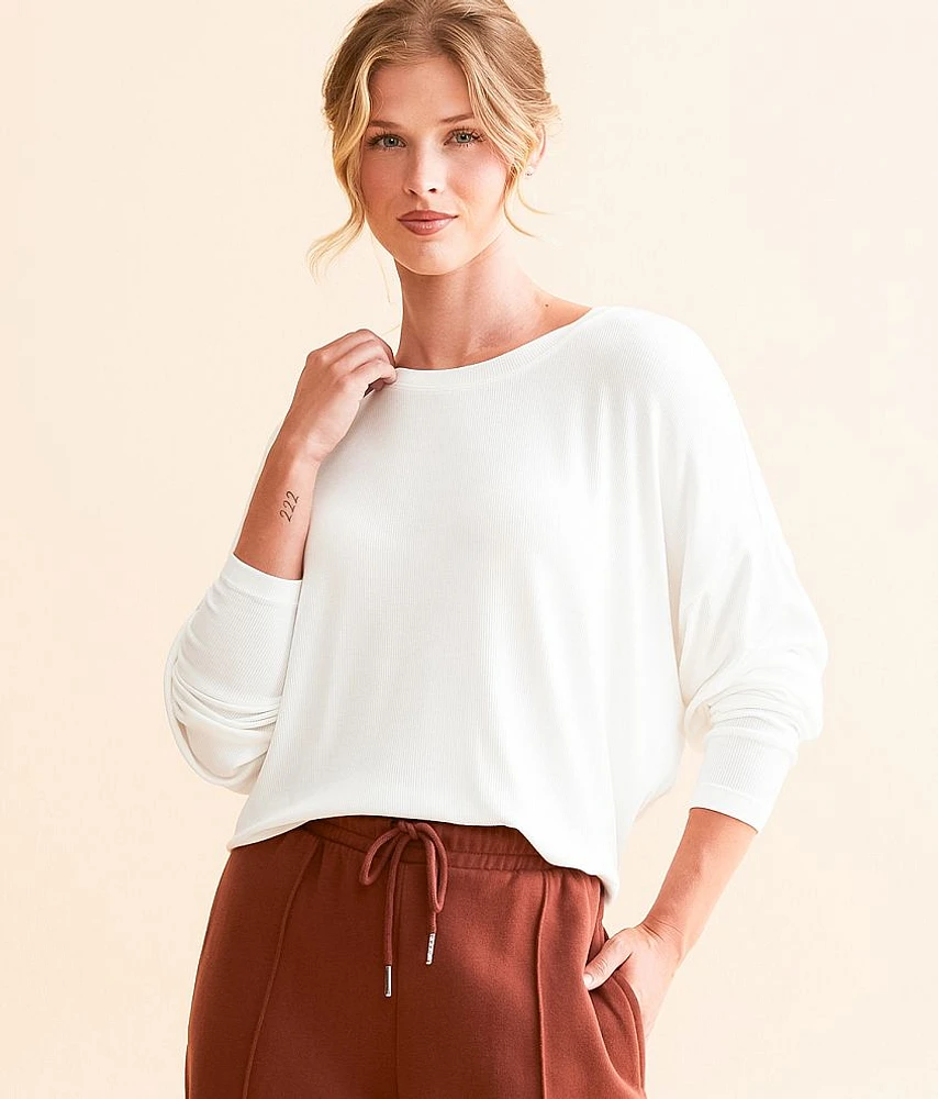 Active Clarie Ribbed Knit Top