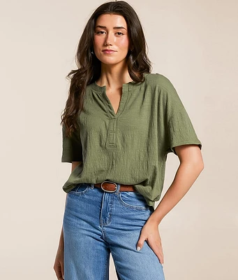 White Crow Kara Textured Top