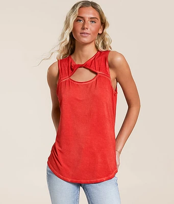 White Crow Ruby Twisted Tank Top