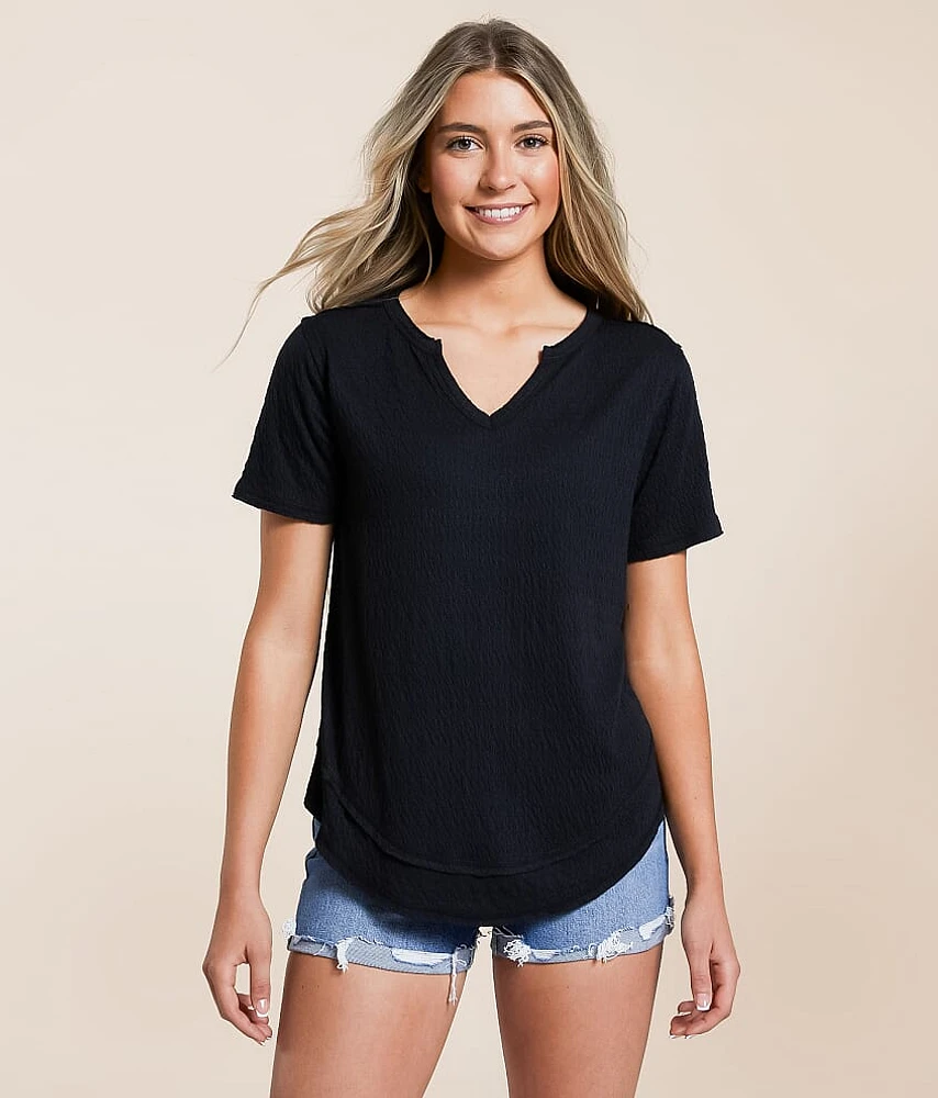 White Crow Textured Top