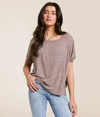 White Crow Anna Ribbed Top