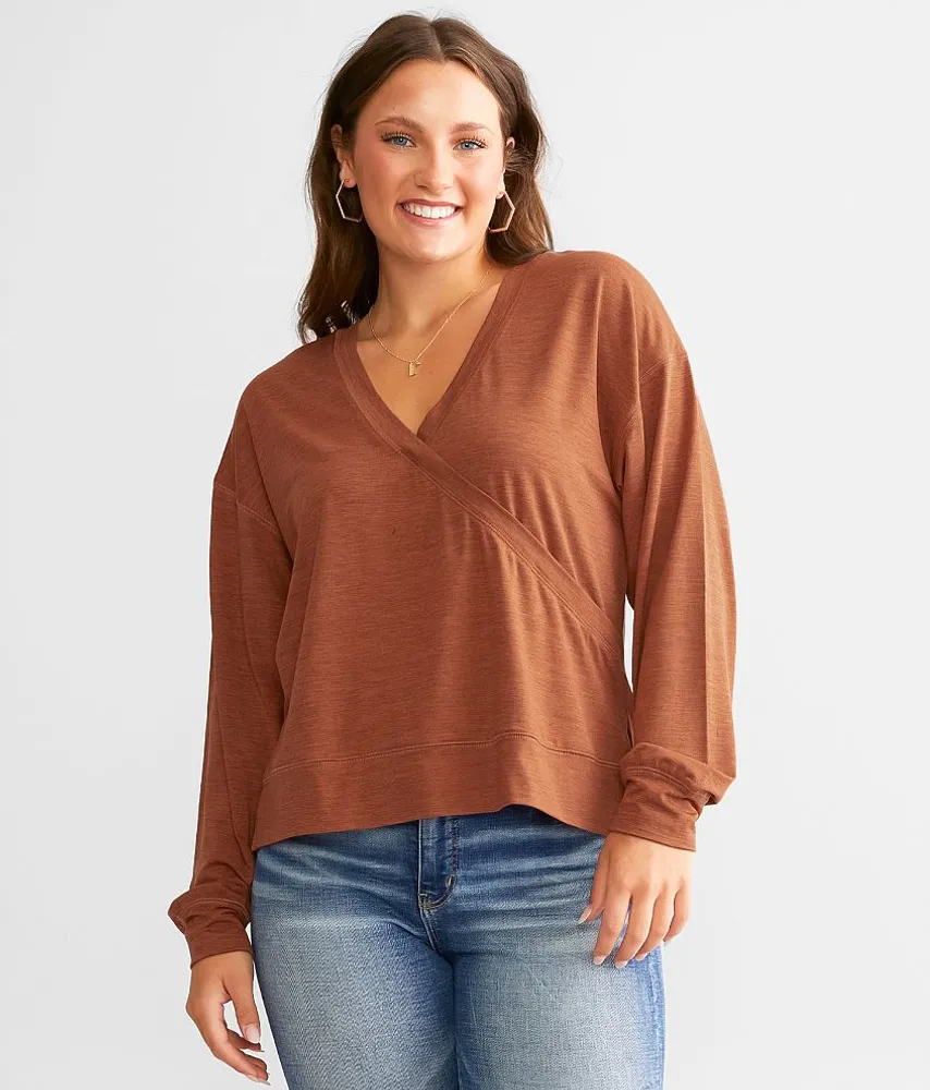 Active Surplice Reversible Top