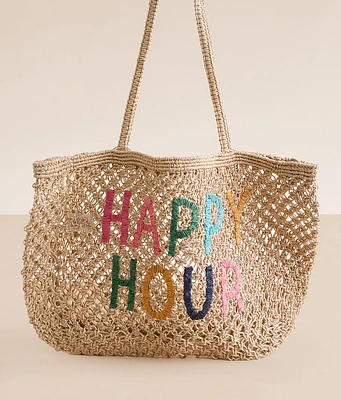 Z Supply Happy Hour Jute Tote