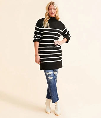 Z Supply Fin Striped Tunic Sweater