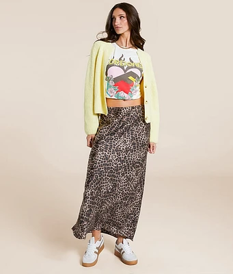 Z Supply Leopard Europa Maxi Skirt