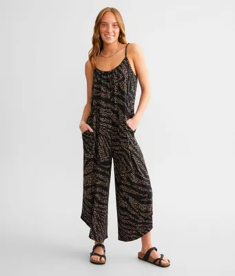 Z Supply Wild Dot Flared Jumpsuit