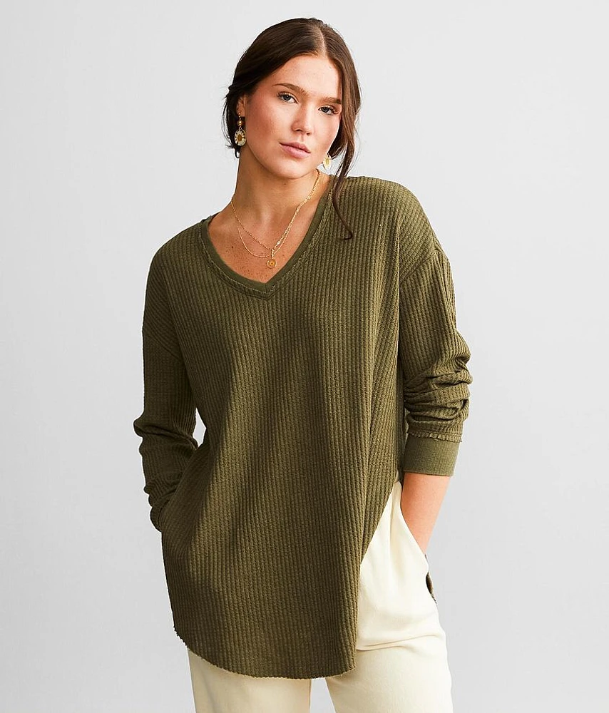 The Waffle Knit Thermal Top