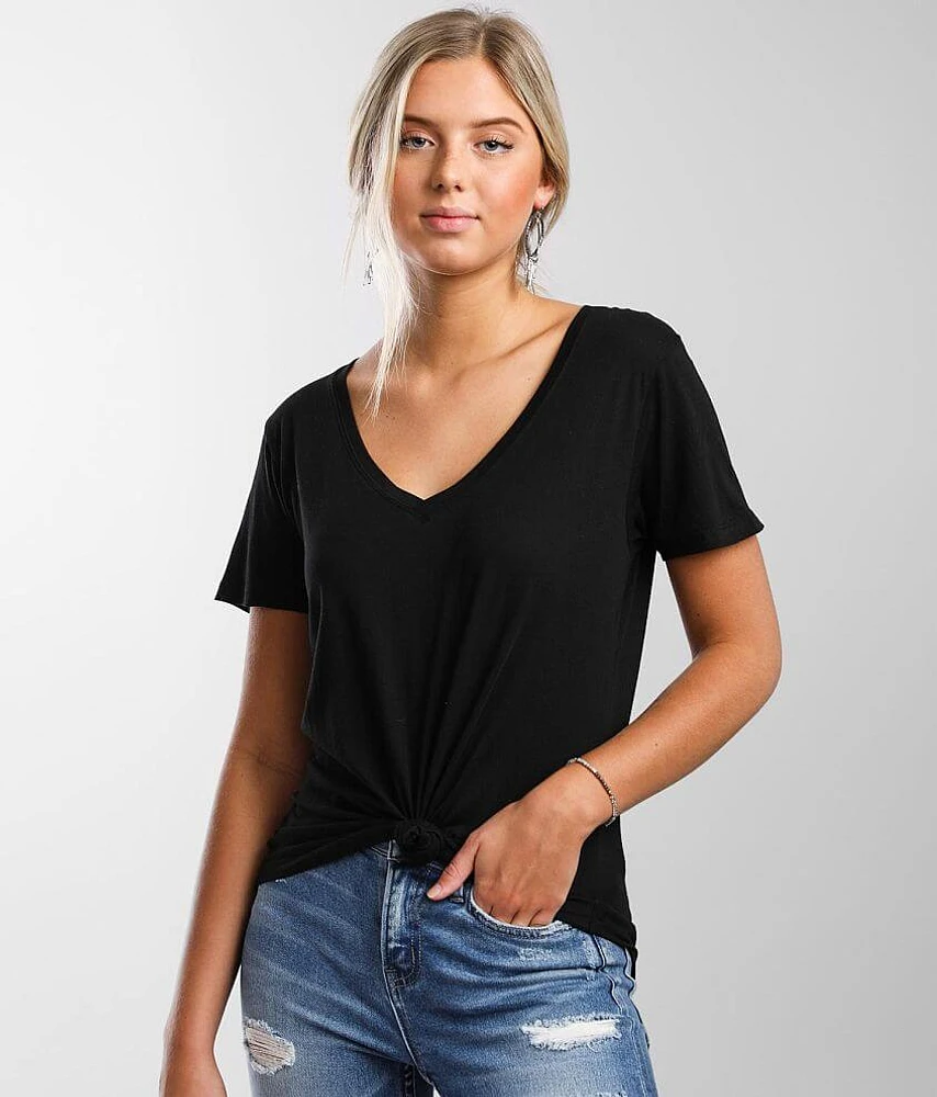 Kasey Modal Blend V-Neck T-Shirt