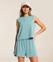 Z Supply Sloane Jersey Cropped Muscle Tank Top