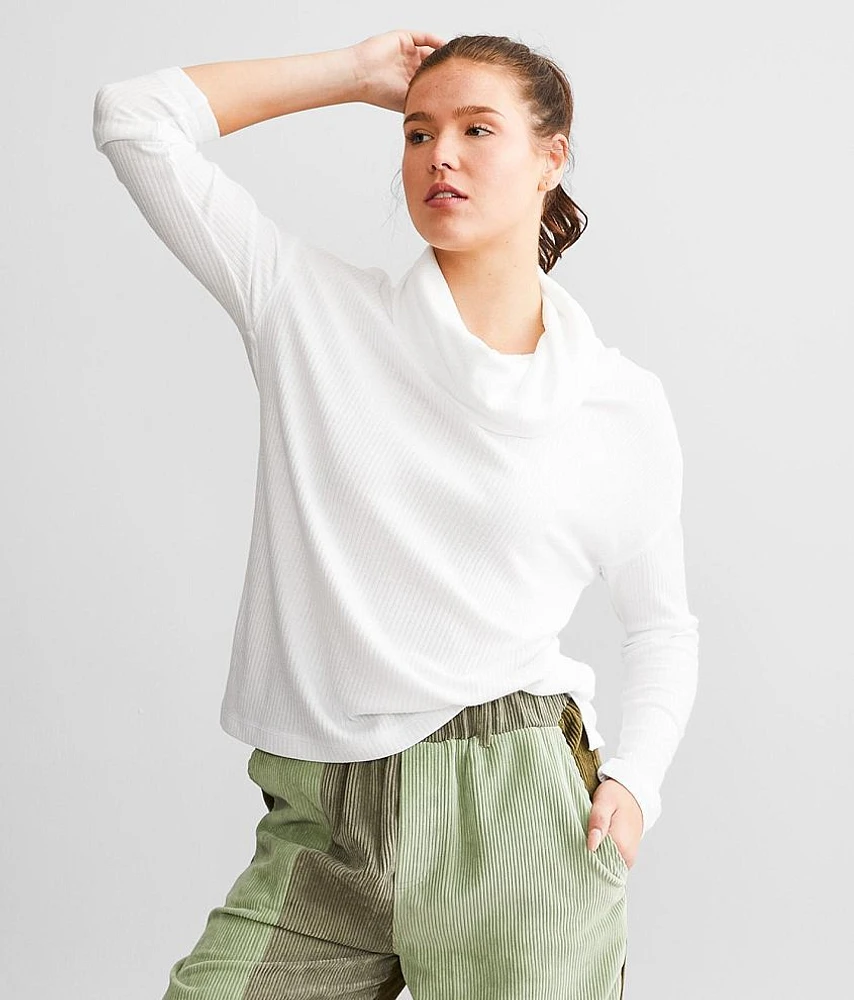 White Crow Rebecca Cowl Neck Top