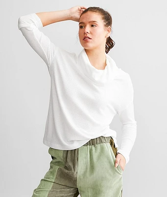White Crow Rebecca Cowl Neck Top