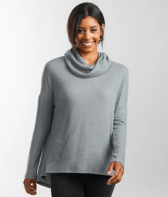 White Crow Cora Marled Cowl Neck Pullover