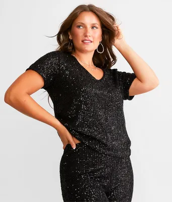 Z Supply Marbella Sequin Top