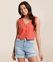 Z Supply Marta Cropped Vest