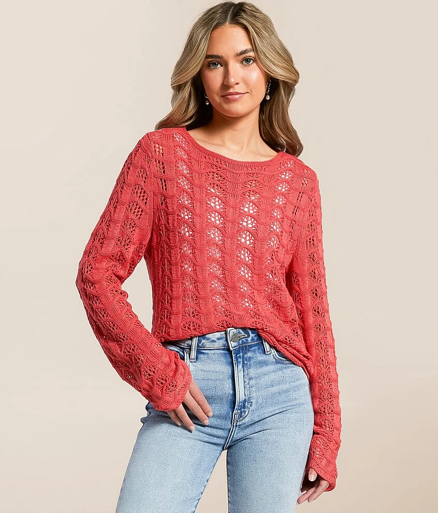Azura Crochet Sweater