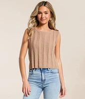 Z Supply Calan Cropped Sweater Tank Top