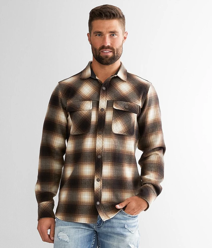 Flannel Plaid Stretch Shirt